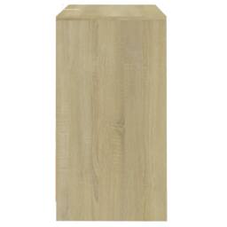 Berkfield Home Sideboard Sonoma Oak 70x41x75 cm Engineered Wood in Light Tan - Size: 70 x 41 x 75 cm - thumbnail 4