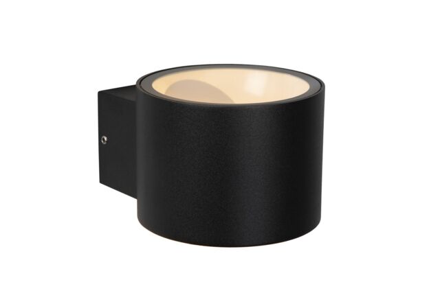 Lucide 'OXFORD' Non Dimmable Stylish Contemporary Outdoor Wall Light 1xG9 in Black - image 1