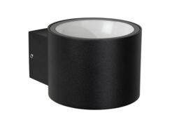 Lucide 'OXFORD' Non Dimmable Stylish Contemporary Outdoor Wall Light 1xG9 in Black - thumbnail 2