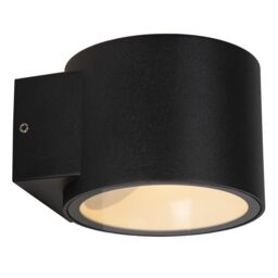 Lucide 'OXFORD' Non Dimmable Stylish Contemporary Outdoor Wall Light 1xG9 in Black - thumbnail 5