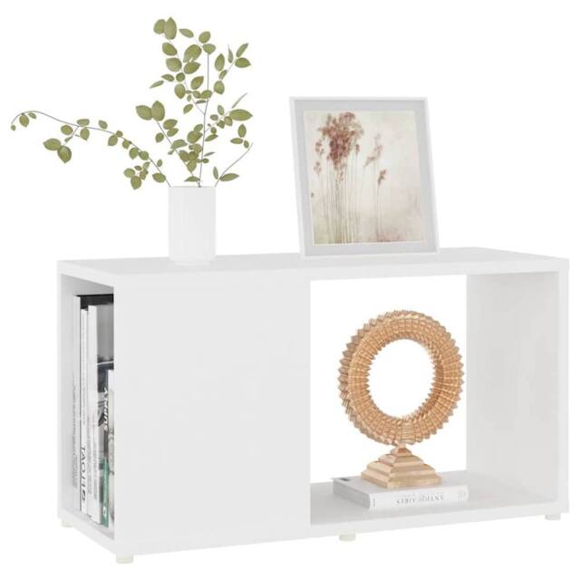 Berkfield Home TV Cabinet White 60x24x32cm Engineered Wood - Size: 60 x 24 x 32 cm - image 1