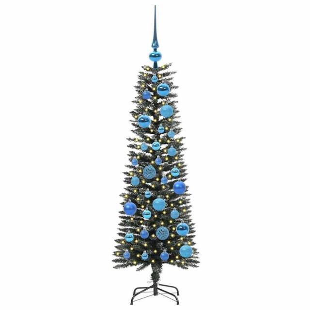 Berkfield Home Elegant Artificial Christmas Tree with Stand Green 40.5 x 40.5 x - image 1