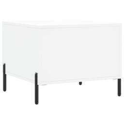 Berkfield Home Decorative Coffee Table White 50x50x40 cm Engineered Wood - Size: 50 x 50 x 40 cm - thumbnail 8