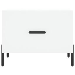 Berkfield Home Decorative Coffee Table White 50x50x40 cm Engineered Wood - Size: 50 x 50 x 40 cm - thumbnail 5