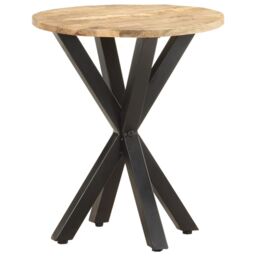 Berkfield Home Side Table 48x48x56 cm Solid Mango Wood in Brown - Size: 48 x 48 x 56 cm - thumbnail 1