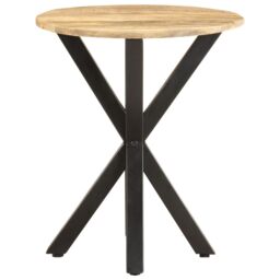 Berkfield Home Side Table 48x48x56 cm Solid Mango Wood in Brown - Size: 48 x 48 x 56 cm - thumbnail 2