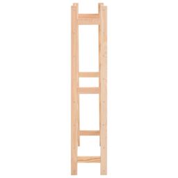 Berkfield Home Wine Rack for 56 Bottles Pinewood in Beige - thumbnail 3