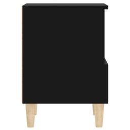 Berkfield Home Elegant Bedside Cabinets 2 pcs Black 40x35x50 cm - Size: 40 x 35 x 50 cm - thumbnail 9