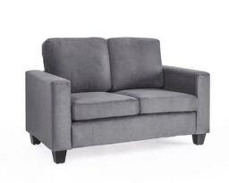 Home Detail Enderby Velvet 2 Seater Sofa in Grey
