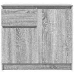 Berkfield Home Sideboard with Drawer Grey Sonoma 71x35x65 cm Engineered Wood - Size: 71 x 35 x 65 cm - thumbnail 6