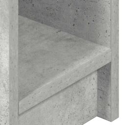 Berkfield Home Bedside Cabinet with Drawer Concrete Grey 20x36x60 cm - Size: 20 x 36 x 60 cm - thumbnail 9