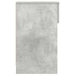 Berkfield Home Bedside Cabinet with Drawer Concrete Grey 20x36x60 cm - Size: 20 x 36 x 60 cm - thumbnail 6