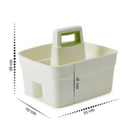 SPETLEK Handy Basket Kitchen Caddy Cutlery Handle Cream - Size: Large - thumbnail 2