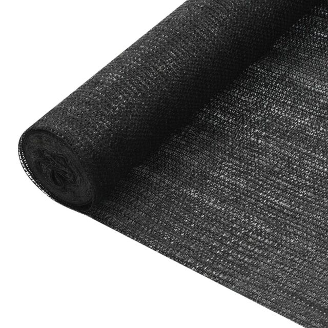 Berkfield Home Privacy Net Black 1.8x50 m HDPE 75 g/m ² - image 1