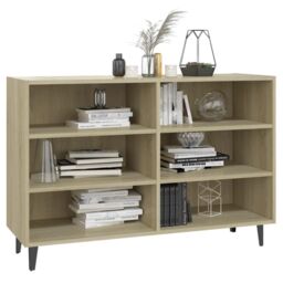Berkfield Home Sideboard Sonoma Oak 103.5x35x70 cm Engineered Wood in Brown - thumbnail 3