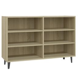 Berkfield Home Sideboard Sonoma Oak 103.5x35x70 cm Engineered Wood in Brown - thumbnail 2