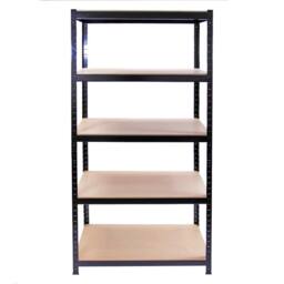 Monstershop 3 x 90cm T-Rax Black Metal Racking Units & Workbench - Size: 3 x 90 cm - thumbnail 2
