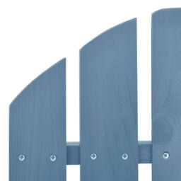 Berkfield Home Garden Adirondack Rocking Chair Solid Fir Wood Blue - thumbnail 5
