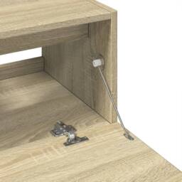 Berkfield Home Sink Cabinet Sonoma Oak 59x37x59 cm Engineered Wood in Light Tan - Size: 59 x 37 x 59 cm - thumbnail 8
