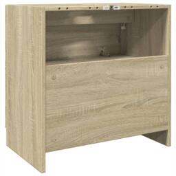 Berkfield Home Sink Cabinet Sonoma Oak 59x37x59 cm Engineered Wood in Light Tan - Size: 59 x 37 x 59 cm - thumbnail 7