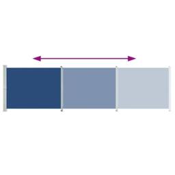 Berkfield Home Patio Retractable Side Awning 600x160 cm Blue - thumbnail 4