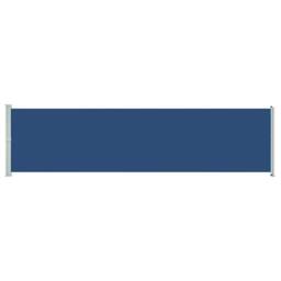Berkfield Home Patio Retractable Side Awning 600x160 cm Blue - thumbnail 3
