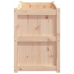 Berkfield Home Garden Planter 150x50x70 cm Solid Wood Pine in Light Tan - Size: 150 x 50 x 70 cm - thumbnail 6