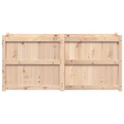 Berkfield Home Garden Planter 150x50x70 cm Solid Wood Pine in Light Tan - Size: 150 x 50 x 70 cm - thumbnail 5