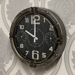 Minster Wall Clock - L8 x W40 x H40 cm - Silver in Grey - Size: 1 Pack - thumbnail 3