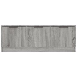 Berkfield Home TV Cabinet Grey Sonoma 102x35x36.5 cm Engineered Wood - thumbnail 6