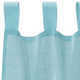 Berkfield Home Voile Curtains with Rod Pockets 2 pcs Turquoise - thumbnail 5