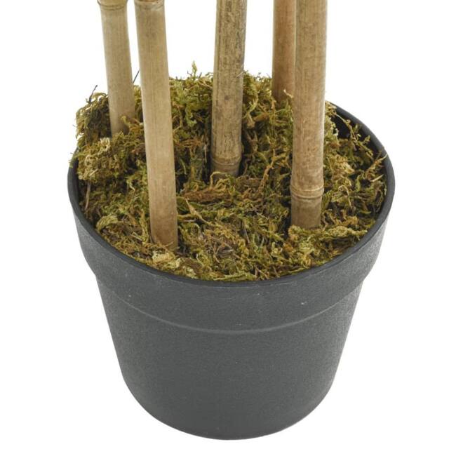 Berkfield Home Realistic Artificial Bamboo Tree 730 Leaves 120 cm Green - image 1
