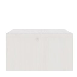 Berkfield Home Monitor Stand White 100x27x15 cm Solid Wood Pine - Size: 100 x 27 x 15 cm - thumbnail 6