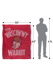 Warner Brothers Looney Tunes Officially Licensed Silky Touch Super Soft Throw Blanket 152 x 127 cm in White - thumbnail 5