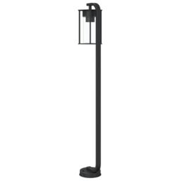 Berkfield Home Outdoor Floor Lamp Black 100 cm Stainless Steel - thumbnail 6