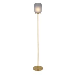Lighting Collection FROSTED FLOOR LAMP NAVY in Blue - thumbnail 2