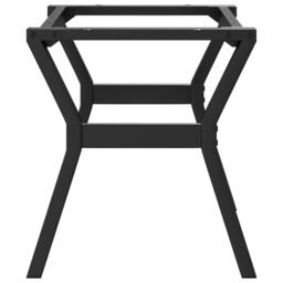 Berkfield Home Coffee Table Legs Y-Frame 80x40x43 cm Steel in Black - Size: 80 x 40 x 43 cm - thumbnail 5