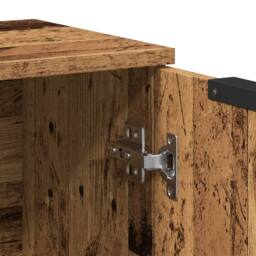 Berkfield Home Sideboard Old Wood 60x30x70 cm Engineered Wood in Brown - Size: 60 x 30 x 70 cm - thumbnail 9