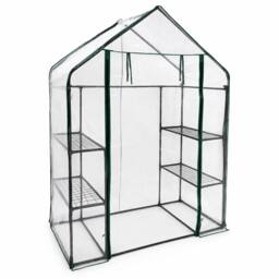 EONLION Mini Walk-in Garden Greenhouse in Green - Size: 100 cm - thumbnail 4