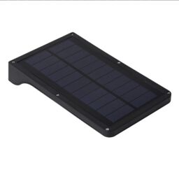 Lucide 'BASIC' Non Dimmable Stylish Motion Sensor Outdoor Solar Wall Light in Black - thumbnail 3