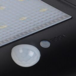 Lucide 'BASIC' Non Dimmable Stylish Motion Sensor Outdoor Solar Wall Light in Black - thumbnail 5