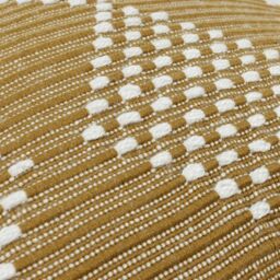 Furn Kadie Woven UV Water Resistant Outdoor/Indoor Cushion in Gold - Size: 45 cm x 45 cm - thumbnail 6