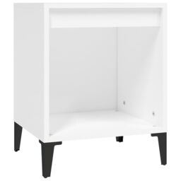 Berkfield Home Bedside Cabinets 2 pcs White 40x35x50 cm - Size: 40 x 35 x 50 cm - thumbnail 5