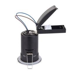 First Choice Lighting Set of 20 Fire Rated Downlights - White Fixed GU10 Recessed Downlights - thumbnail 4