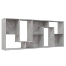 Berkfield Home Classic Book Cabinet Concrete Grey 67x24x161 cm Engineered Wood - Size: 67 x 24 x 161 cm - thumbnail 6