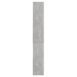 Berkfield Home Classic Book Cabinet Concrete Grey 67x24x161 cm Engineered Wood - Size: 67 x 24 x 161 cm - thumbnail 9