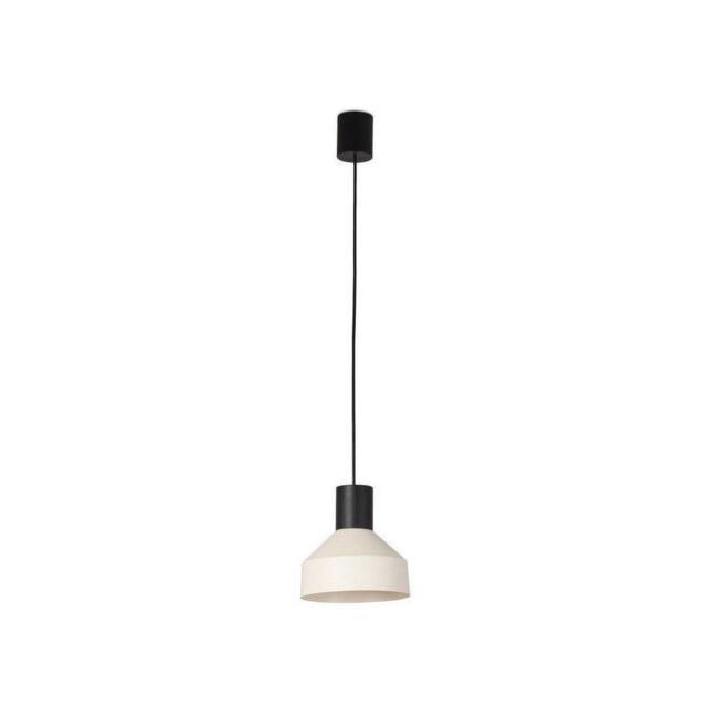 Netlighting Kombo Beige Dome Pendant Lamp Ø200 1L in Black