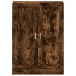 Berkfield Home Book Cabinet Smoked Oak 82.5x30.5x115 cm Engineered Wood in Brown - thumbnail 6