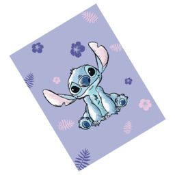 Lilo & Stitch Fleece Stitch Blanket in Purple - thumbnail 2