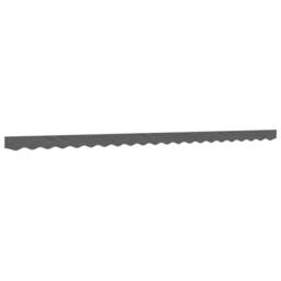 Berkfield Home Replacement Fabric for Awning Valance Anthracite Stripe 5 m in Black - thumbnail 2